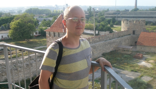 Олег Соснин, журналист Днестровской правды.JPG